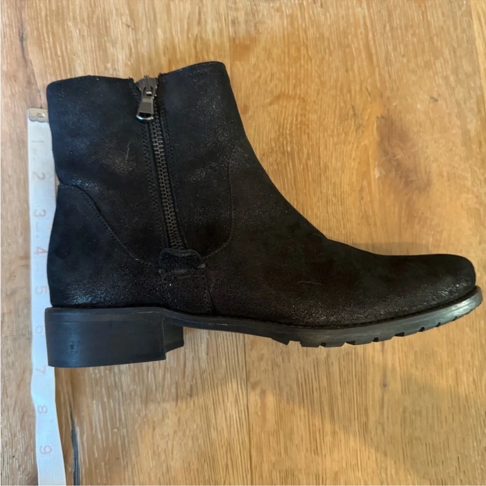 🔥SUEDE BLACK BOOTS 🔥sz 8 Sessto Meucci price firm!